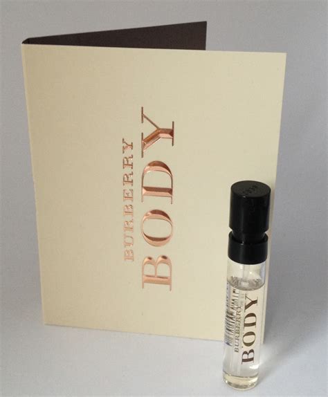 burberry fragrance sample